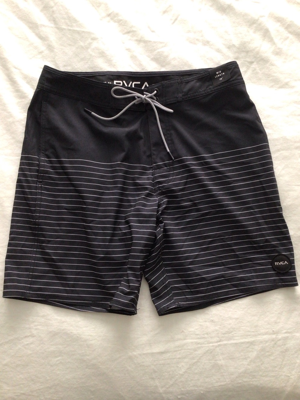 NWOT RVCA Curren Caples Special Edition Black Board Shorts - Swim 32
